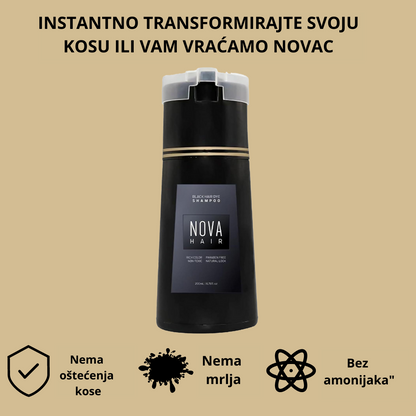 NovaHair - Šampon za instant bojenje